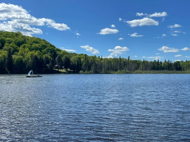 Little McGarry Lake on a sunny summer day